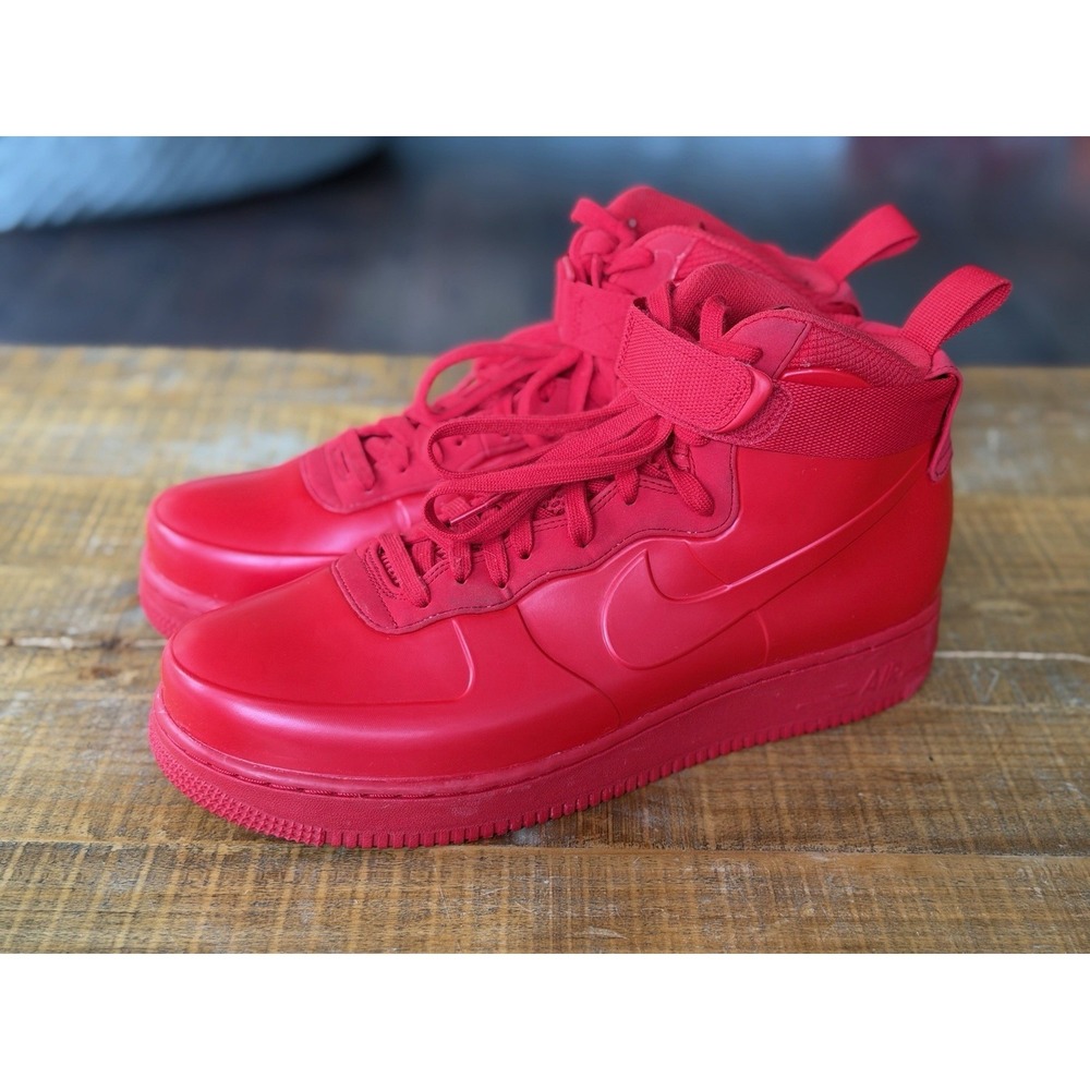 Rare Nike Air‎ Force 1 Foamposite Red - Men's 10.5 - bv1172-600 EUC
